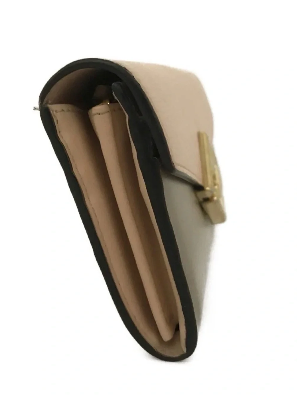 FENDI Long Wallet FF Diamond in pink
